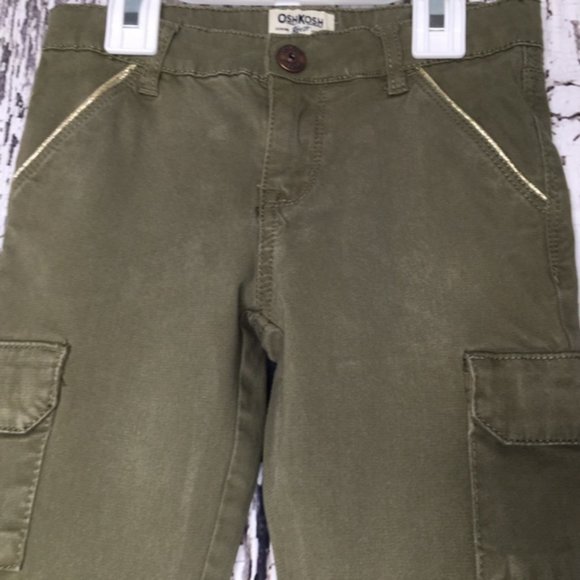 Oshgosh Pants Olive Green Size 5 - Picture 2 of 5